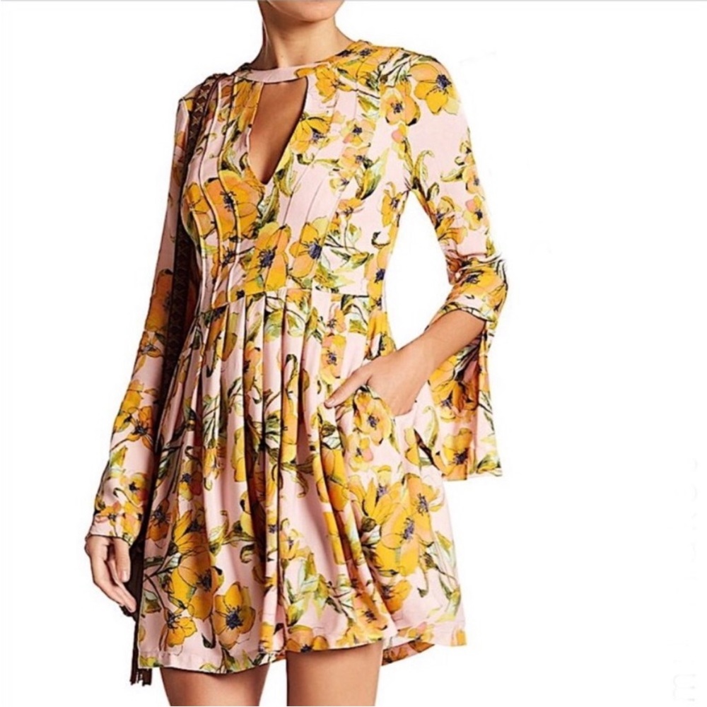 Free People Tegan floral dress